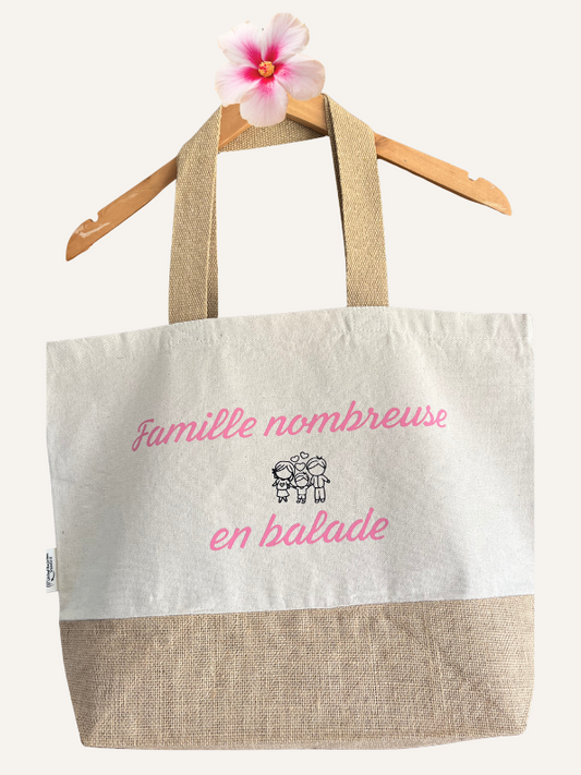 Sac "Famille nombreuse en balade"